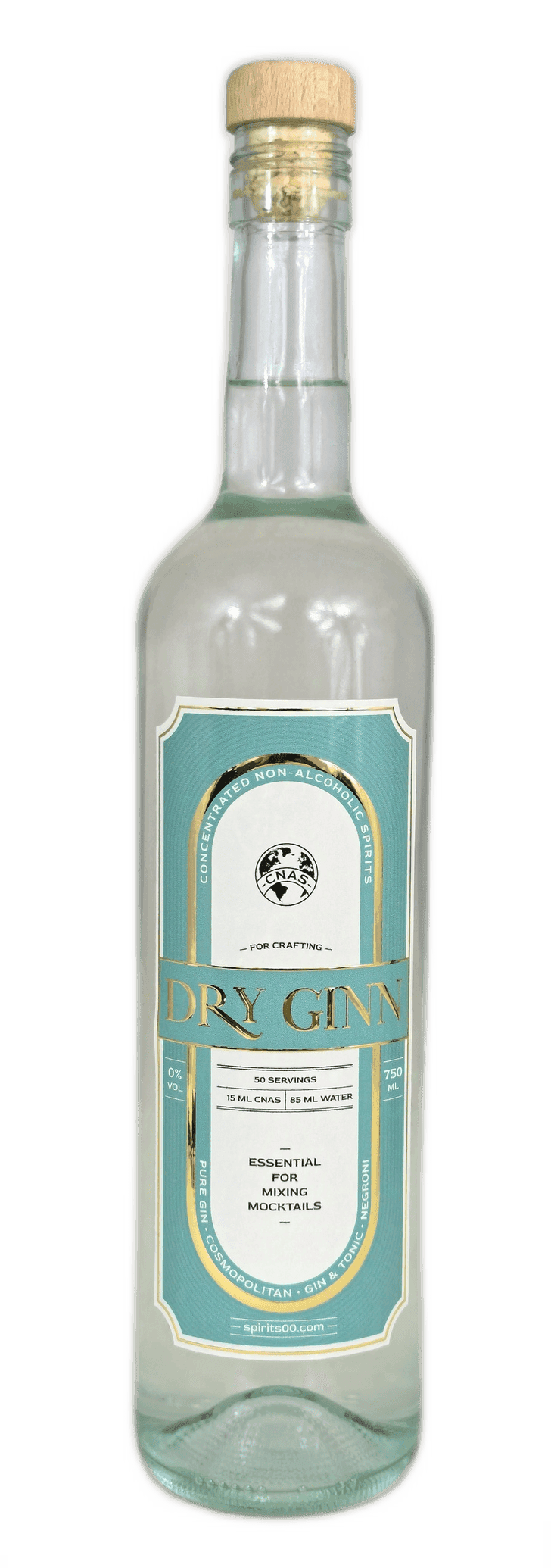 Ginn 750 ml - CNAS Concentrated Non-alcoholic Spirits