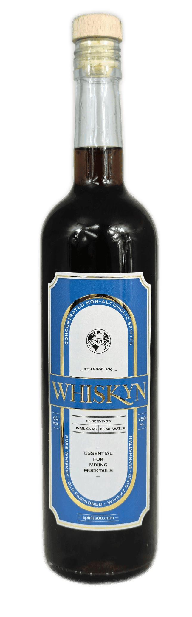 Whiskyn 750 ml - CNAS Concentrated Non-alcoholic Spirits