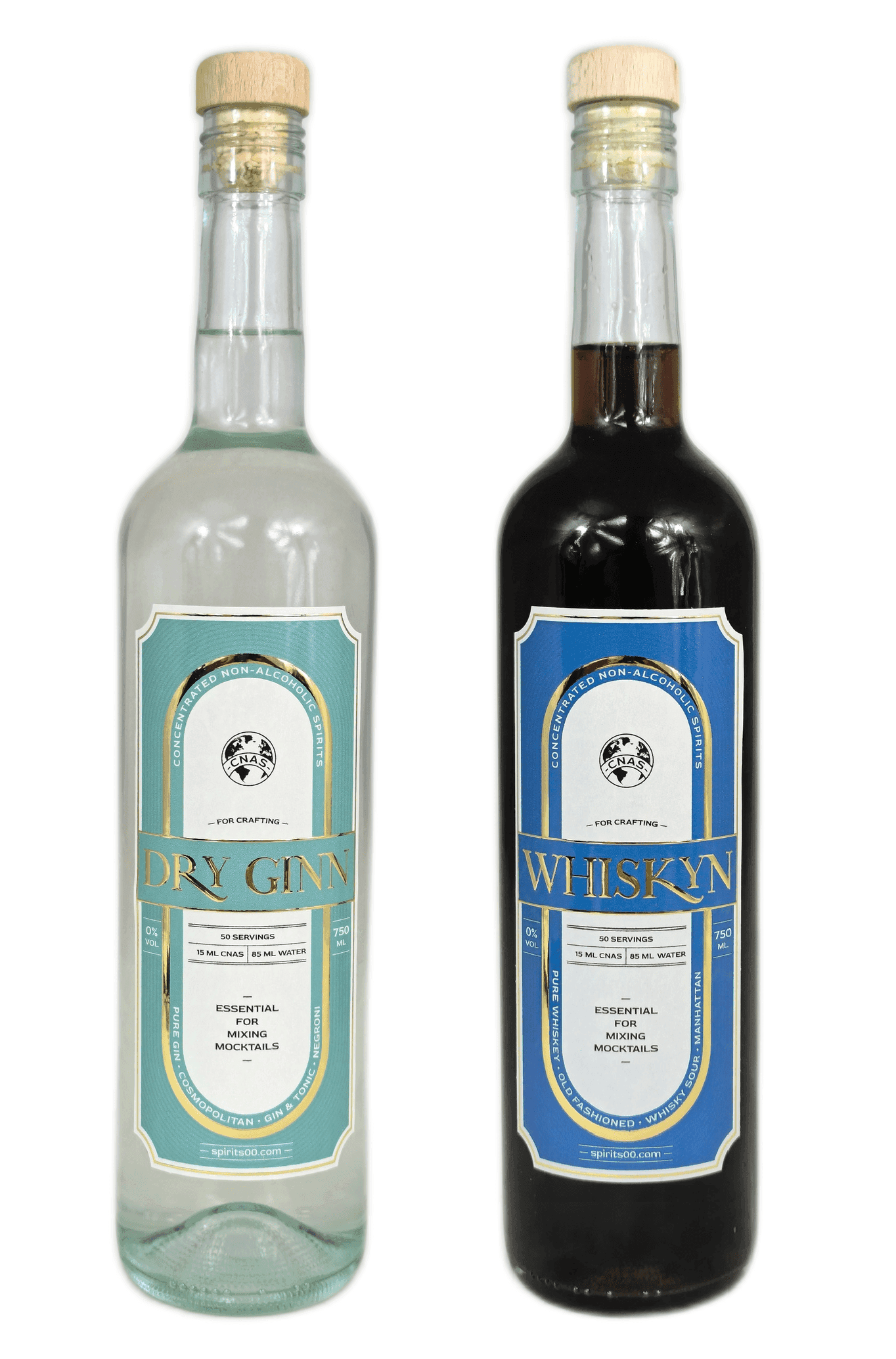 Whiskyn & Gin - CNAS Concentrated Non-alcoholic Spirits